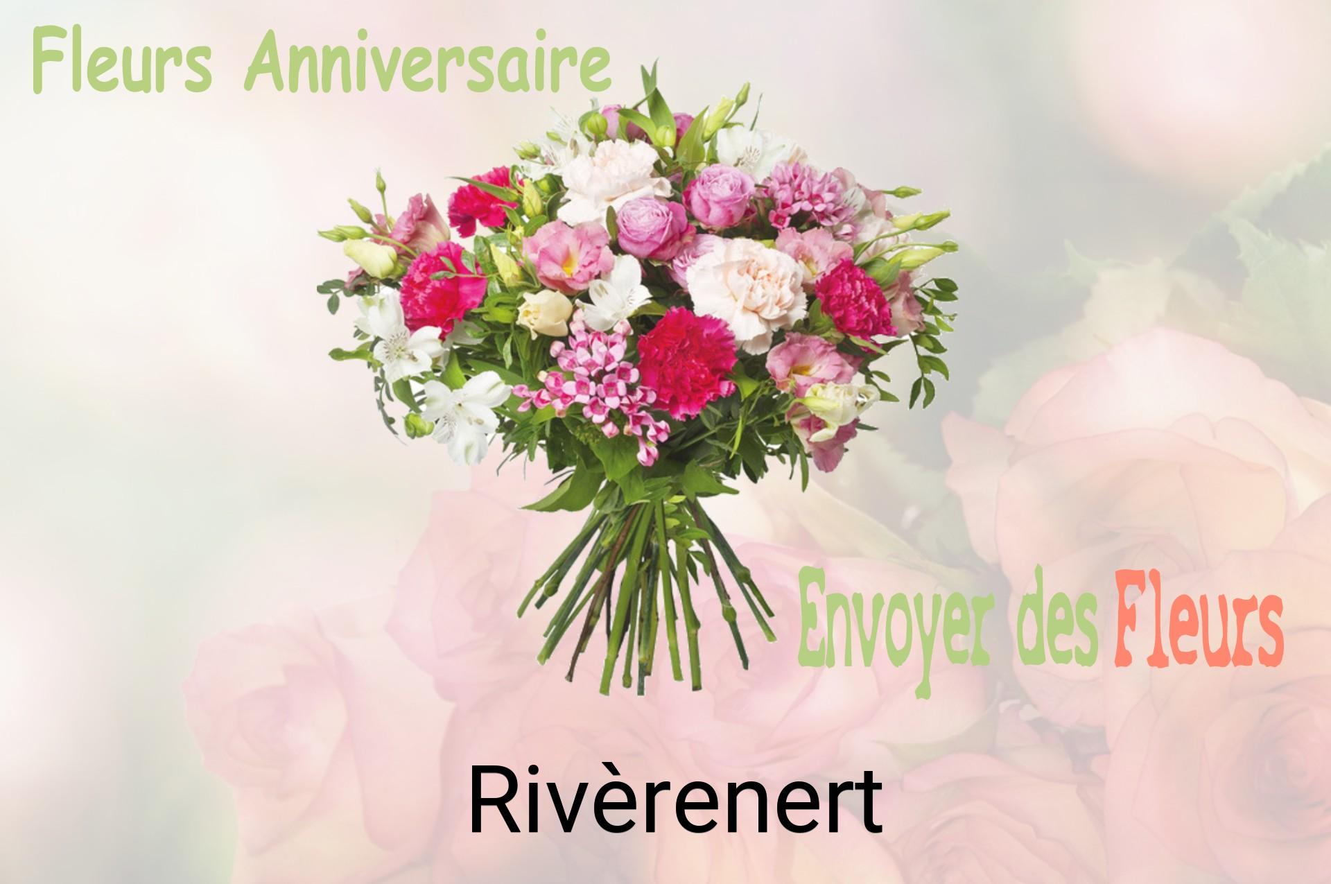 Bouquet de fleurs d’anniversaire livré à Rivèrenert